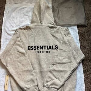 Essentials Light Gray Hoodie